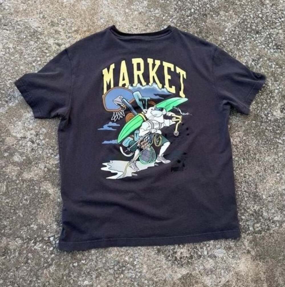 Puma x Market Relaxed Graphic Short Sleeve T-Shirt Size Large